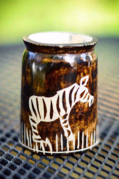 Toothpick Holder | Zebra - Nyora Beads
