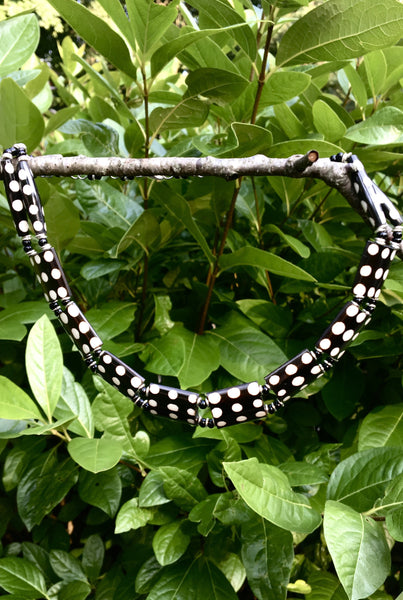 Amani Necklace | Black & White #3