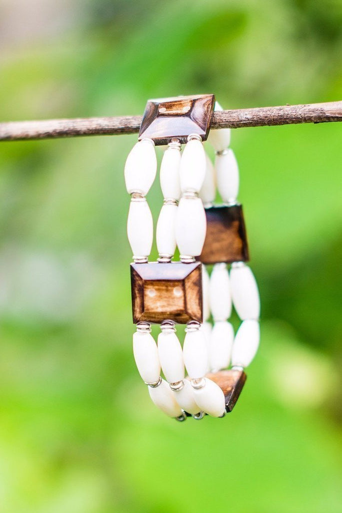 Kifungo Bracelet | White - Nyora Beads