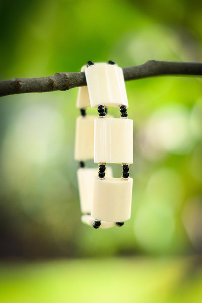 Amani Bracelet | White - Nyora Beads